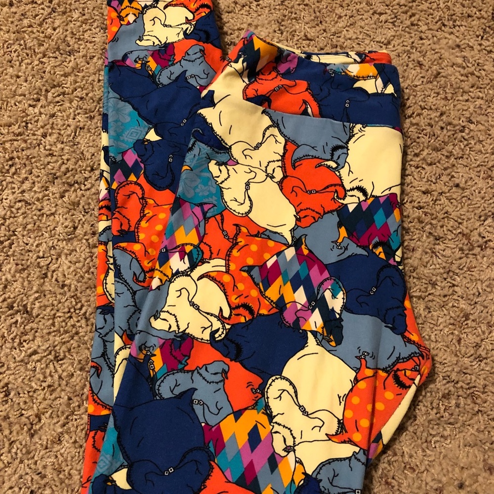 VGUC Lularoe Nightmare Before Xmas OS leggings